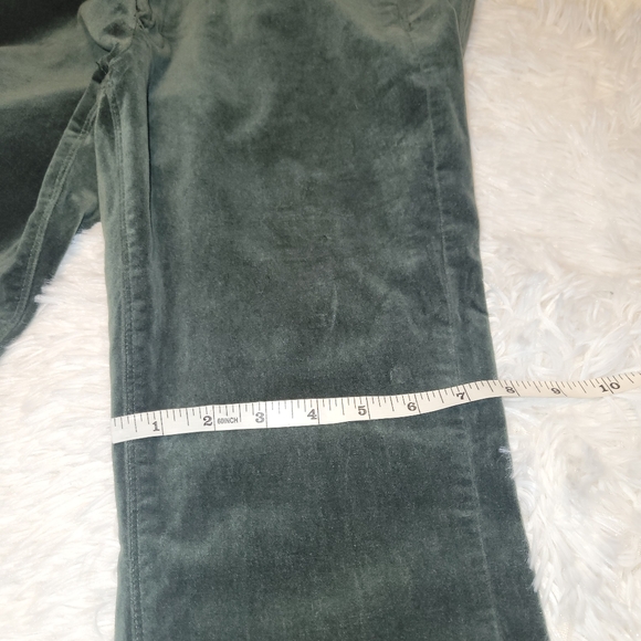 J. Jill velvety green pants size 6 - Picture 5 of 7